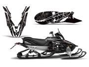 2011 2014 Yamaha Apex AMRRACING Sled Graphics Decal Kit Reaper Black