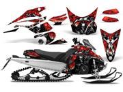 2008 2012 Yamaha Nytro AMRRACING Sled Graphics Decal Kit Reaper Red