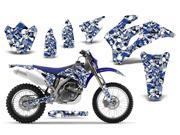 2007 2011 Yamaha WR 250F^^07 11 WR 450F AMRRACING MX Graphics Decal Kit Skull Camo Blue