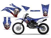 2008 2013 Yamaha TTR 125 AMRRACING MX Graphics Decal Kit Bone Collector Blue