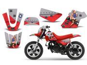 1990 2013 Yamaha PW 50 AMRRACING MX Graphics Decal Kit T Bomber Red