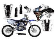 1996 2001 Yamaha YZ 125^^96 01 YZ 250 AMRRACING MX Graphics Decal Kit Madhatter White Black