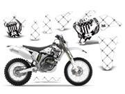 2007 2011 Yamaha WR 250F^^07 11 WR 450F AMRRACING MX Graphics Decal Kit Reloaded Black White