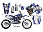 1996 2001 Yamaha YZ 125^^96 01 YZ 250 AMRRACING MX Graphics Decal Kit Madhatter White Blue