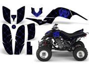 2001 2005 Yamaha Raptor 660 AMRRACING ATV Graphics Decal Kit Reloaded Blue Black