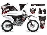 2006 2009 Yamaha YZ 250F^^06 09 YZ 450F AMRRACING MX Graphics Decal Kit Bone Collector Black