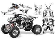 2004 2014 Honda TRX 450R AMRRACING ATV Graphics Decal Kit MadHatter White