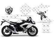 2008 2010 Suzuki GSXR 600^^08 10 GSXR 750 AMRRACING Sport Bike Graphics Decal Kit Reloaded Black White