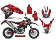 2007 2013 Yamaha WR 250R^^07 13 WR 250X AMRRACING MX Graphics Decal Kit Bone Collector Red