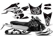 2008 2012 Yamaha Nytro AMRRACING Sled Graphics Decal Kit Reloaded Silver Black