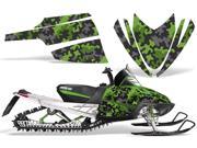2003 2014 M8 M7 Arctic Cat M Series Crossfire AMRRACING Sled Graphics Decal Kit Camo Plate Green