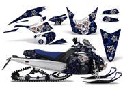 2008 2012 Yamaha Nytro AMRRACING Sled Graphics Decal Kit Showoff Blue