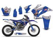 2007 2011 Yamaha WR 250F^^07 11 WR 450F AMRRACING MX Graphics Decal Kit T Bomber Blue