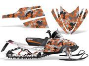 2003 2014 M8 M7 Arctic Cat M Series Crossfire AMRRACING Sled Graphics Decal Kit Camo Plate Orange