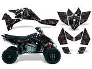 2006 2009 Suzuki LTR 450 AMRRACING ATV Graphics Decal Kit Reaper Black