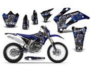 2007 2011 Yamaha WR 250F^^07 11 WR 450F AMRRACING MX Graphics Decal Kit Toxicity Blue Black