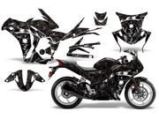 2010 2013 Honda CBR 250R AMRRACING Sport Bike Graphics Decal Kit Reaper Black