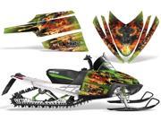 2003 2014 M8 M7 Arctic Cat M Series Crossfire AMRRACING Sled Graphics Decal Kit Firestorm Green