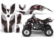 2001 2005 Yamaha Raptor 660 AMRRACING ATV Graphics Decal Kit T Bomber Black