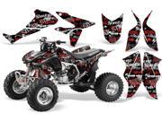 2004 2014 Honda TRX 450R AMRRACING ATV Graphics Decal Kit SilverStar SilverHaze Red Black