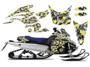 2008 2012 Yamaha Nytro AMRRACING Sled Graphics Decal Kit Urban Camo Yellow