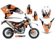 2007 2013 Yamaha WR 250R^^07 13 WR 250X AMRRACING MX Graphics Decal Kit Street Star Orange
