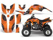 2001 2005 Yamaha Raptor 660 AMRRACING ATV Graphics Decal Kit T Bomber Orange