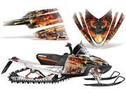 2003 2014 M8 M7 Arctic Cat M Series Crossfire AMRRACING Sled Graphics Decal Kit Firestorm White