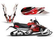 2011 2014 Yamaha Apex AMRRACING Sled Graphics Decal Kit Carbon X Red