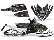 2003 2014 M8 M7 Arctic Cat M Series Crossfire AMRRACING Sled Graphics Decal Kit Mad Hatter Black