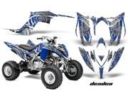 2013 2014 Yamaha Raptor 700 AMRRACING ATV Graphics Decal Kit Deaden Blue
