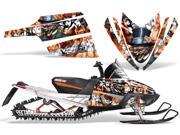 2003 2014 M8 M7 Arctic Cat M Series Crossfire AMRRACING Sled Graphics Decal Kit Mad Hatter Orange