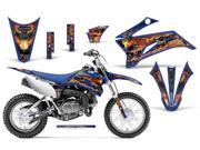 2011 2013 Yamaha TTR 110 AMRRACING MX Graphics Decal Kit Firestorm Blue