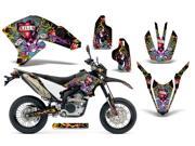 2007 2013 Yamaha WR 250R^^07 13 WR 250X AMRRACING MX Graphics Decal Kit Ed Hardy Love Kills Black