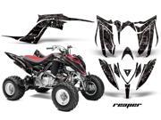 2013 2014 Yamaha Raptor 700 AMRRACING ATV Graphics Decal Kit Reaper Black