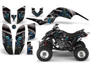 2001 2005 Yamaha Raptor 660 AMRRACING ATV Graphics Decal Kit Zombie Trooper Black