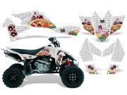 2006 2009 Suzuki LTR 450 AMRRACING ATV Graphics Decal Kit Vegas Baller White