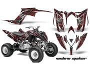 2013 2014 Yamaha Raptor 700 AMRRACING ATV Graphics Decal Kit Widow Maker Red Black