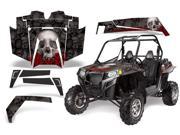 2011 2013 Polaris RZR XP 900 AMRRACING SXS Graphics Decal Kit Bone Collector Black