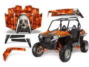 2011 2013 Polaris RZR XP 900 AMRRACING SXS Graphics Decal Kit Bone Collector Orange