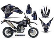 2007 2013 Yamaha WR 250R^^07 13 WR 250X AMRRACING MX Graphics Decal Kit Toxicity Blue Black