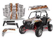 2011 2013 Polaris RZR XP 900 AMRRACING SXS Graphics Decal Kit Bullet Proof Orange