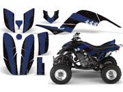 2001 2005 Yamaha Raptor 660 AMRRACING ATV Graphics Decal Kit Diamond Race Blue