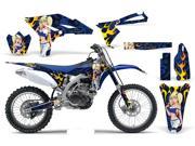 2010 2013 Yamaha YZ 250F AMRRACING MX Graphics Decal Kit Motorhead Mandy Blue