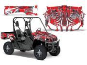 2004 2013 Yamaha Rhino 450^^04 13 Rhino 660^^04 13 Rhino 700 AMRRACING SXS Graphics Decal Kit Deaden Red