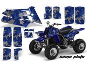 1987 2005 Yamaha Banshee YF 350 AMRRACING ATV Graphics Decal Kit Camo Plate Blue