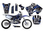 1996 2001 Yamaha YZ 125^^96 01 YZ 250 AMRRACING MX Graphics Decal Kit Toxicity Blue Black