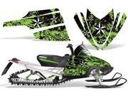 2003 2014 M8 M7 Arctic Cat M Series Crossfire AMRRACING Sled Graphics Decal Kit Northstar Green