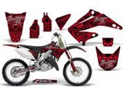 2002 2014 Honda CR 125^^02 14 CR 250 AMRRACING MX Graphics Decal Kit Skulls and Hammers Red