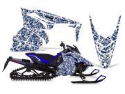 2013 2014 Yamah Viper AMRRACING Sled Graphics Decal Kit Skull Camo Blue